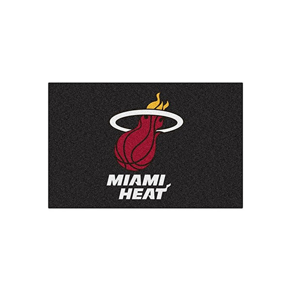 FANMATS NBA Miami Heat Nylon Face Starter Rug