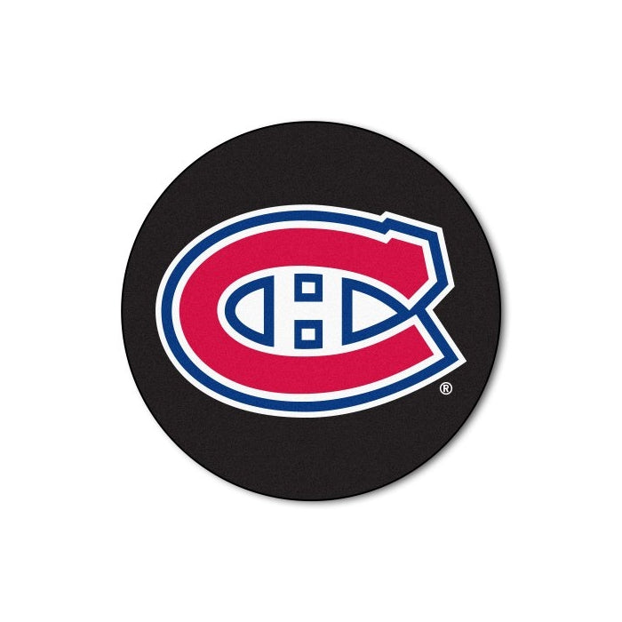 FANMATS NHL Montreal Canadiens Nylon Face Hockey Puck Rug