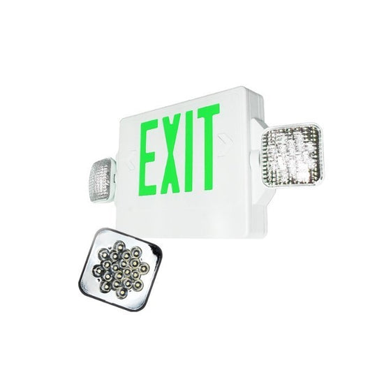 eTopLighting LED Green Exit/Emergency Combo with Battery Back-Up, AGG1021