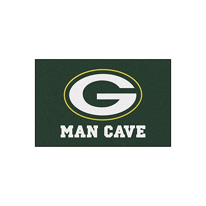 FANMATS 14305 NFL Green Bay Packers Nylon Universal Man Cave Starter Rug