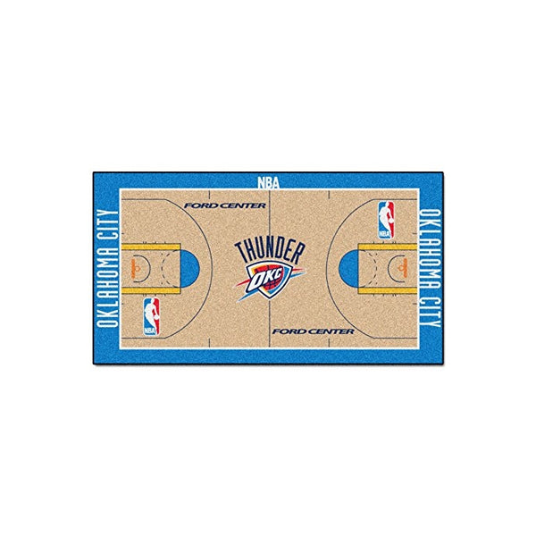 FANMATS NBA Oklahoma City Thunder Nylon Face NBA Court Runner-Large