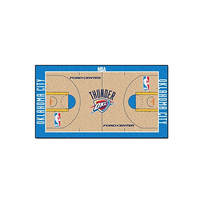 FANMATS NBA Oklahoma City Thunder Nylon Face NBA Court Runner-Large