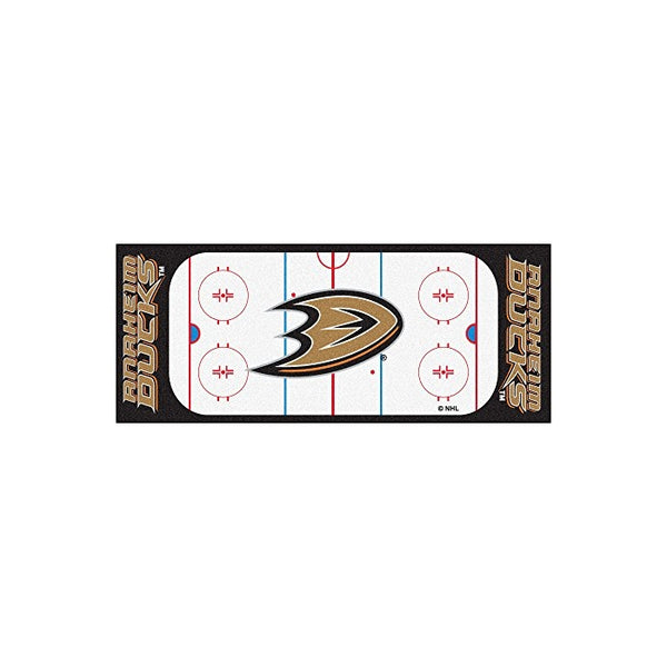FANMATS NHL Anaheim Ducks Nylon Face Football Field Runner