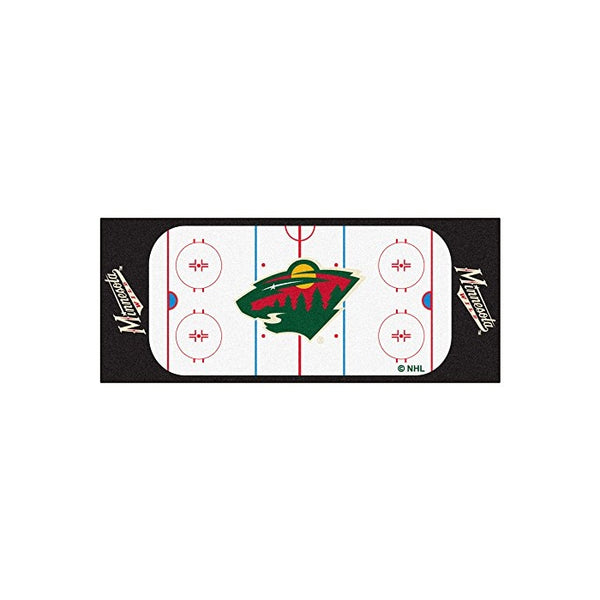 FANMATS NHL Minnesota Wild Nylon Face Football Field Runner