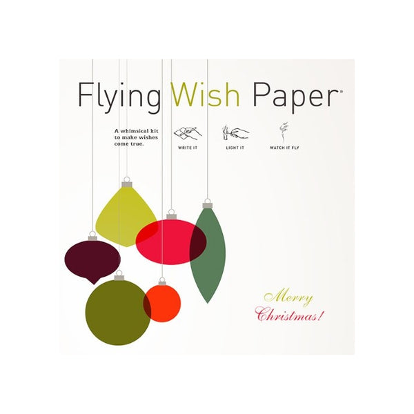 Flying Wish Paper Retro Ornaments, Large