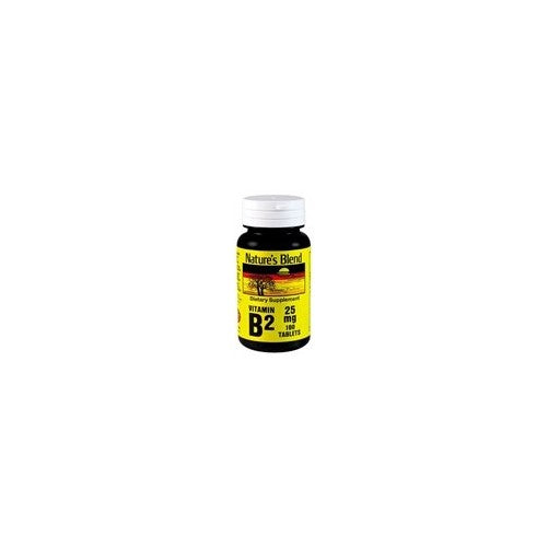 Nature's Blend Vitamin B-2 25 mg 100 Tablets