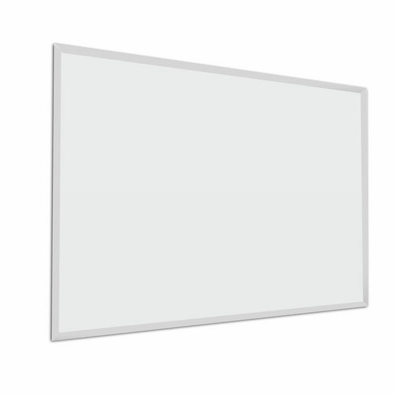 Fab Glass and Mirror 30" x 40" Inch Rectangle Beveled Polished Frameless Wall Mirror with Hooks