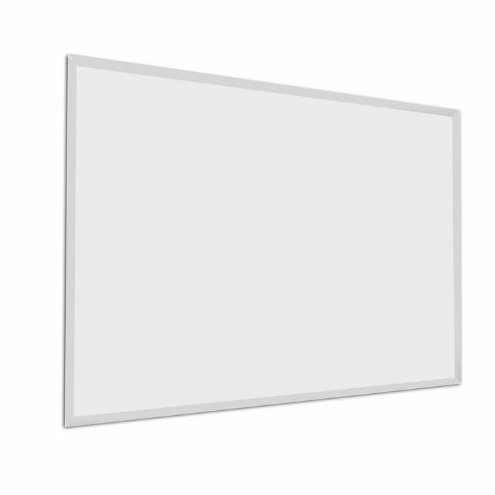 Fab Glass and Mirror 30" x 40" Inch Rectangle Beveled Polished Frameless Wall Mirror with Hooks