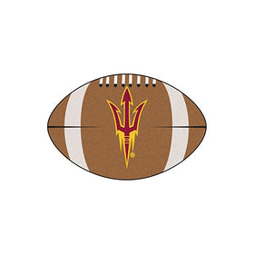 NCAA Arizona State University Football Rug, 22" x 35"/Small, Black