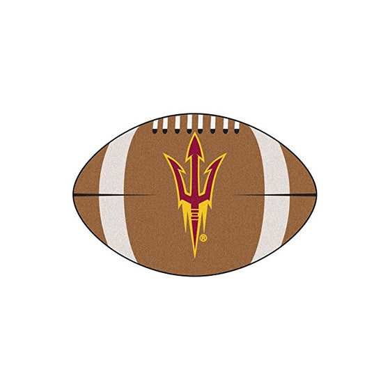 NCAA Arizona State University Football Rug, 22" x 35"/Small, Black
