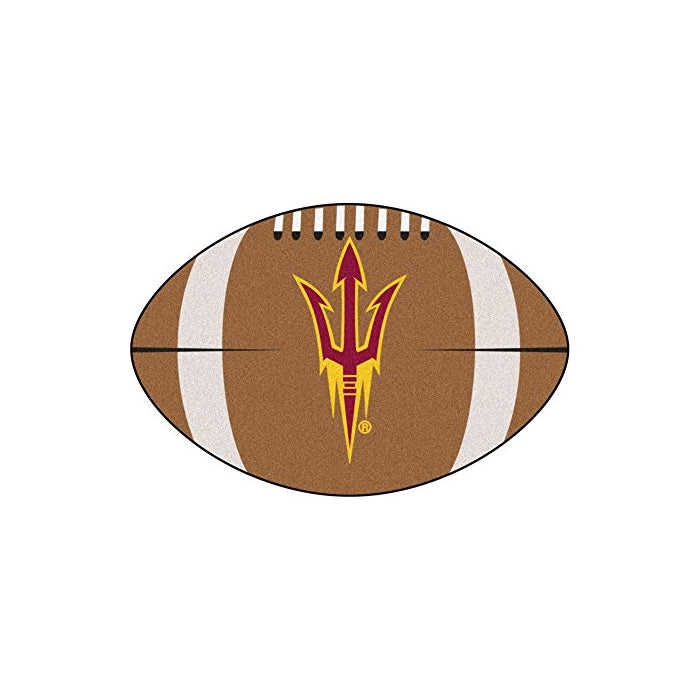 NCAA Arizona State University Football Rug, 22" x 35"/Small, Black