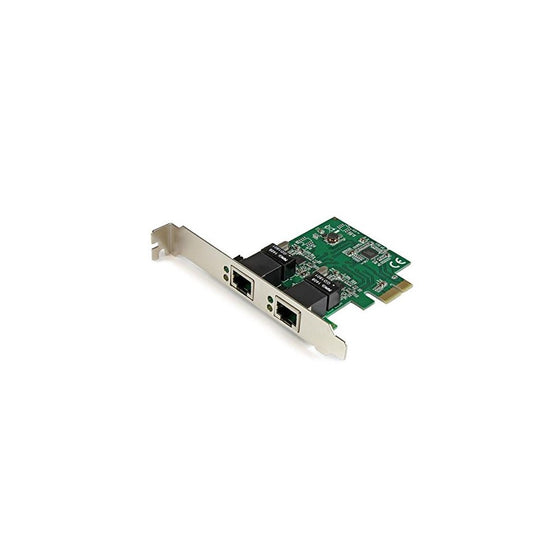 StarTech.com Dual Port Gigabit PCI Express Server Network Adapter Card - 1 Gbps PCIe NIC - Dual Port Server Adapter - 2 Port Ethernet Card (ST1000SPEXD4)