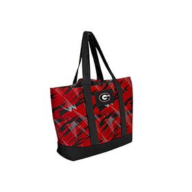 NCAA Georgia Bulldogs Women's Shatter Tote Bag, 17" x 13.5", Multicolor