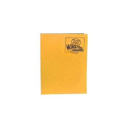 Monster Binder - 4 Pocket Trading Card Album - Matte Sunflower Orange - Holds 160 Yugioh, Magic, and Pokemon Cards