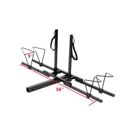 New Upright 2 Mountain Bike Rack Hitch Carrier 2" Rear for SUV VAN Truck Bike Rack