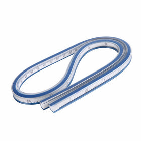Eowpower 24 Inch (60cm) Flexible Curve Ruler For Engineering Drawing, Design Graphics And Garment
