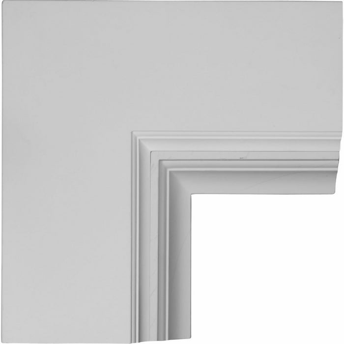 Ekena Millwork CC08PIC04X14X14DE 14"W x 4"P x 14"L Perimeter Inside Corner for 8" Deluxe Coffered Ceiling System (Kit)