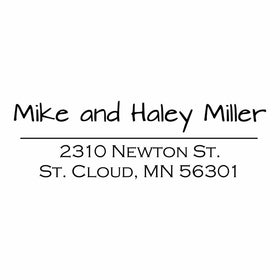 Custom Stamp - Return Address Stamp - Self Inking Stamp Design 5