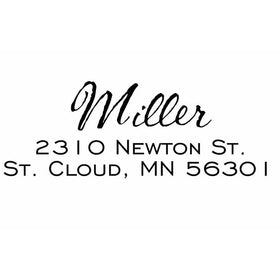 ExcelMark Custom Self-Inking Return Address Stamp - Design 3 - A2359