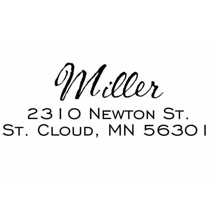 ExcelMark Custom Self-Inking Return Address Stamp - Design 3 - A2359