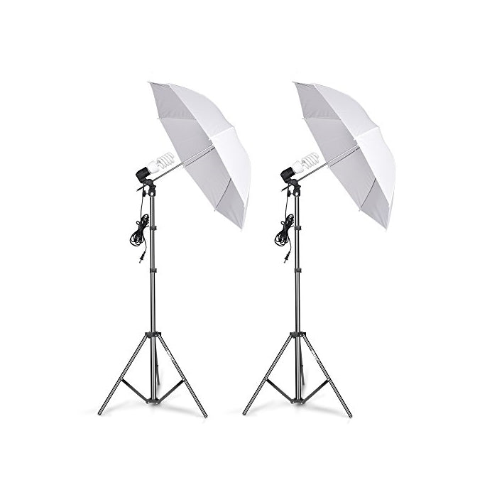 Emart Photography Umbrella Lighting Kit, 400W 5500K Photo Portrait Continuous Reflector Lights for Camera Video Studio Shooting Daylight