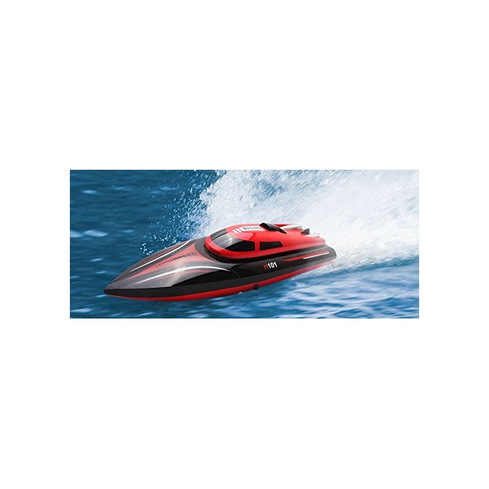 FMT H101 2.4G Remote Controlled 17 Inch Over size 25KM/H 180 Degree Flip High Speed Electric RC Racing Boat for Pools, Lakes and Outdoor Adventure