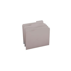 Smead File Folder, 1/3-Cut Tab, Letter Size, Gray, 100 per Box (12343)