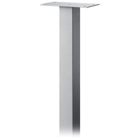 Salsbury Industries 4385SLV Standard Pedestal In-Ground Mounted for Roadside Mailbox, Mail Chest and Mail Package Drop, Silver