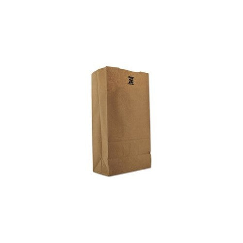 Aviditi BGH110K Heavy Weight Hardware Paper Bag, 8-1/4" Length x 5-5/16" Width x 16-1/8" Height, Kraft (Case of 500)