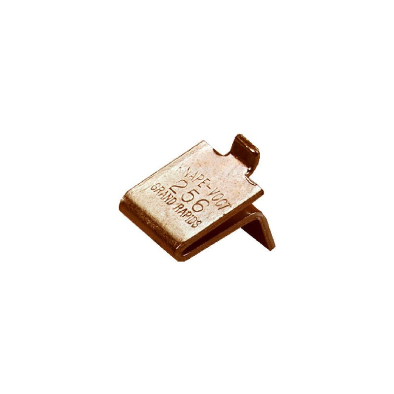 Knape & Vogt 256P-BR 3/4" X 5/8" Brass Shelf Supports 12 Count