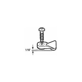 Slide-Co 181822 Storm Door Panel Clips, Flush, Self Locking with Thumbscrews,(Pack of 8)