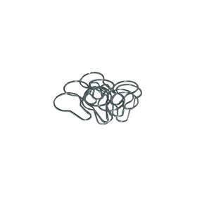 LASCO 08-1385 Carded Shower Rod Curtain Hooks, Chrome Plated, 12 Pieces