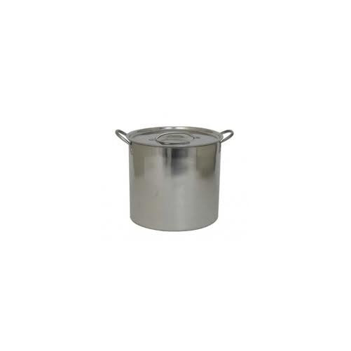 5 Gallon Stainless Steel Stock Pot with Lid, 12.5 x 12.5 x 11.5