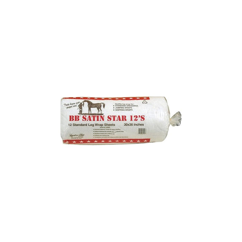 BB Star Cotton Leg Wrap, 30" x 36" 12'S