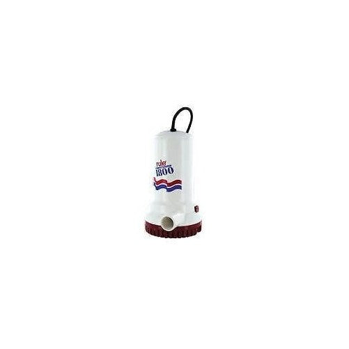 Rule A53S, 1800 GPH Submersible Sump/Utility Pump, 8 Foot Cord, Automatic, 110 Volt AC