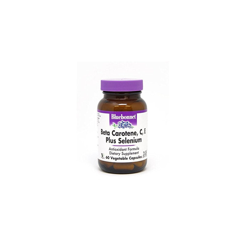 BlueBonnet Beta Carotene C and E Plus Selenium Vegetarian Capsules, 60 Count