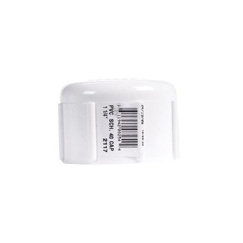 CAP PVC SCH40 1.25"FPT by CHARLOTTE MfrPartNo PVC 02117 1400