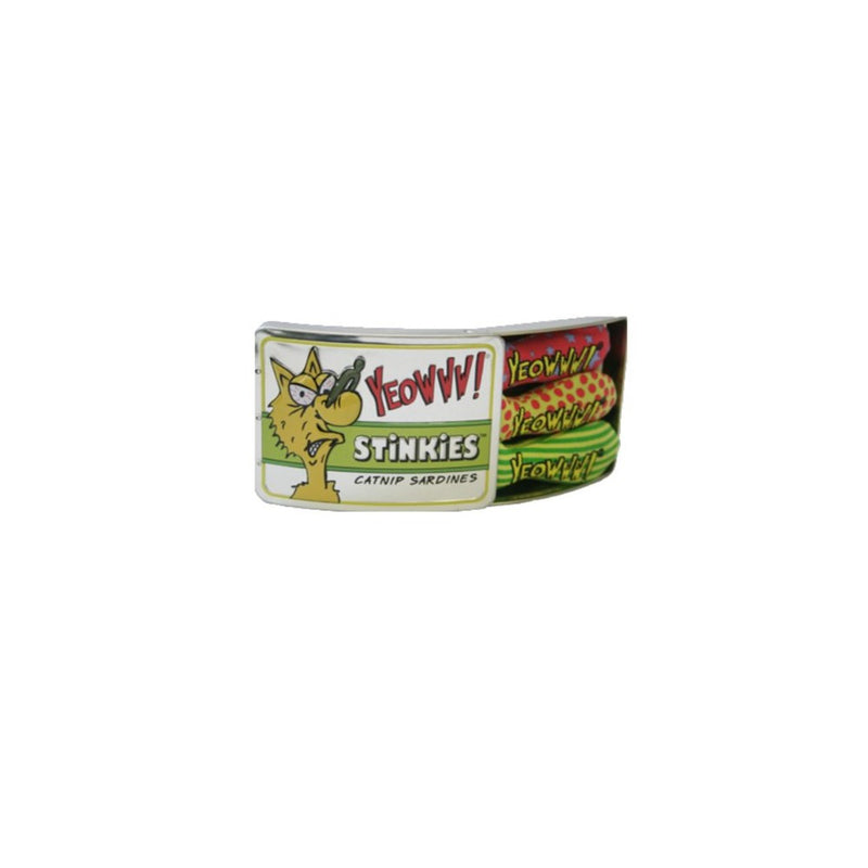 Yeowww! Tin of Stinkies, 3 in a Sardine Tin, Multicolor, 1Pack