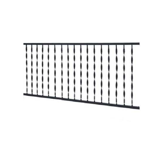 GILPIN IRONWORKS 573 4' Black Windsor Rail