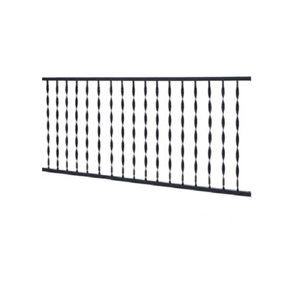 GILPIN IRONWORKS 573 4' Black Windsor Rail