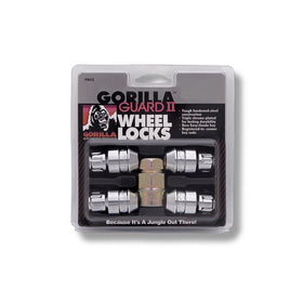 Gorilla Automotive 61681N Chrome Acorn Gorilla Guard II Wheel Locks - Set of 4 (1/2" Thread Size)