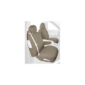 Covercraft SS3301PCSA Custom-Fit Front Bucket SeatSaver Seat Covers - Polycotton Fabric, Sand
