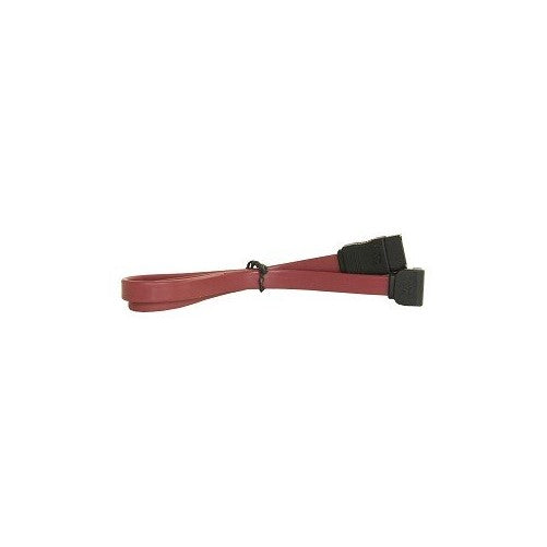 18" Serial ATA (SATA) Drive Cable w/Standard & 90° Connector (Red)