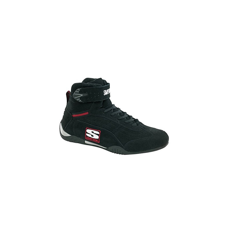 Simpson Racing AD110BK Adrenaline Black Size 11 SFI Approved Driving Shoes