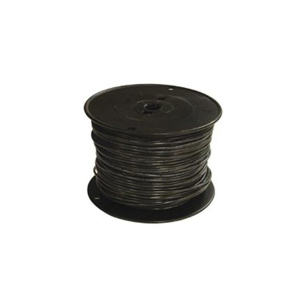 NATIONAL BRAND ALTERNATIVE 648575 500' Black #14 Copper Thin Stranded Wire