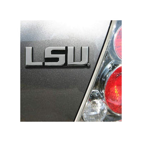 LSU Tigers Chrome Script Auto Emblem