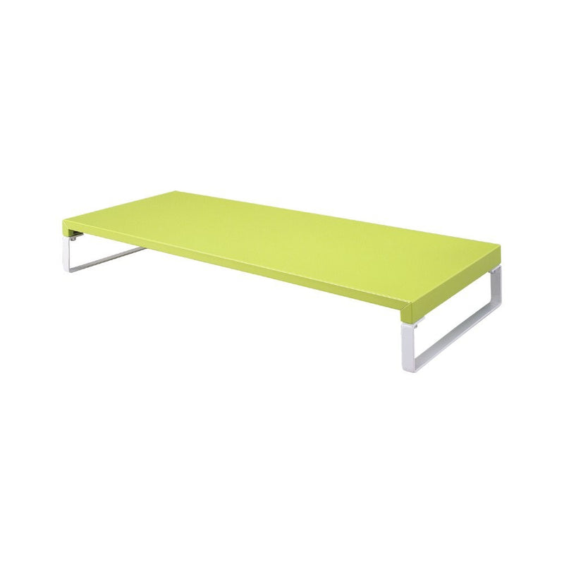 LIHIT LAB Desktop Stand (Monitor Stand), Yellow Green, 9.8 x 23.2" x 3.1" (A7332-6)