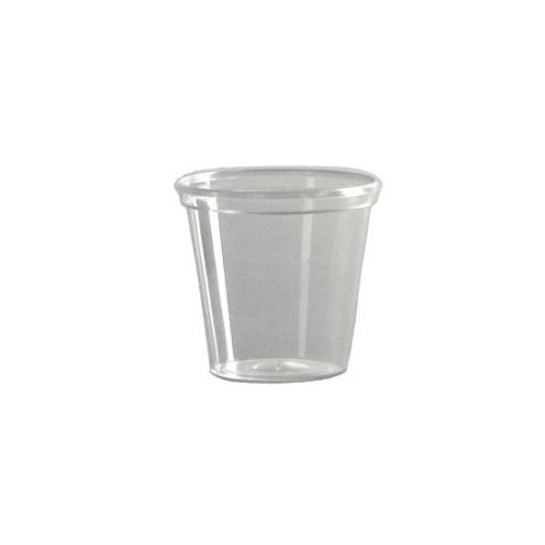 WNA P10 Comet Plastic Portion/Shot Glass, 1 oz, Clear (Case of 2500)