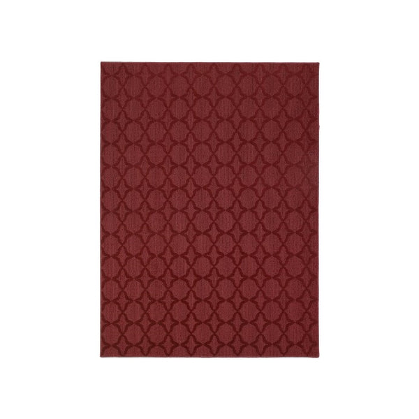 Garland Rug Sparta Area Rug, 5-Feet by 7-Feet, Chili Red