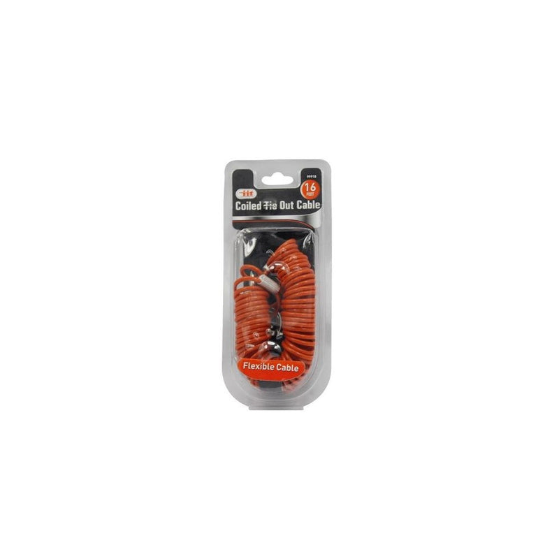 IIT 99918 Coiled Tie Out Cable - 16 Feet